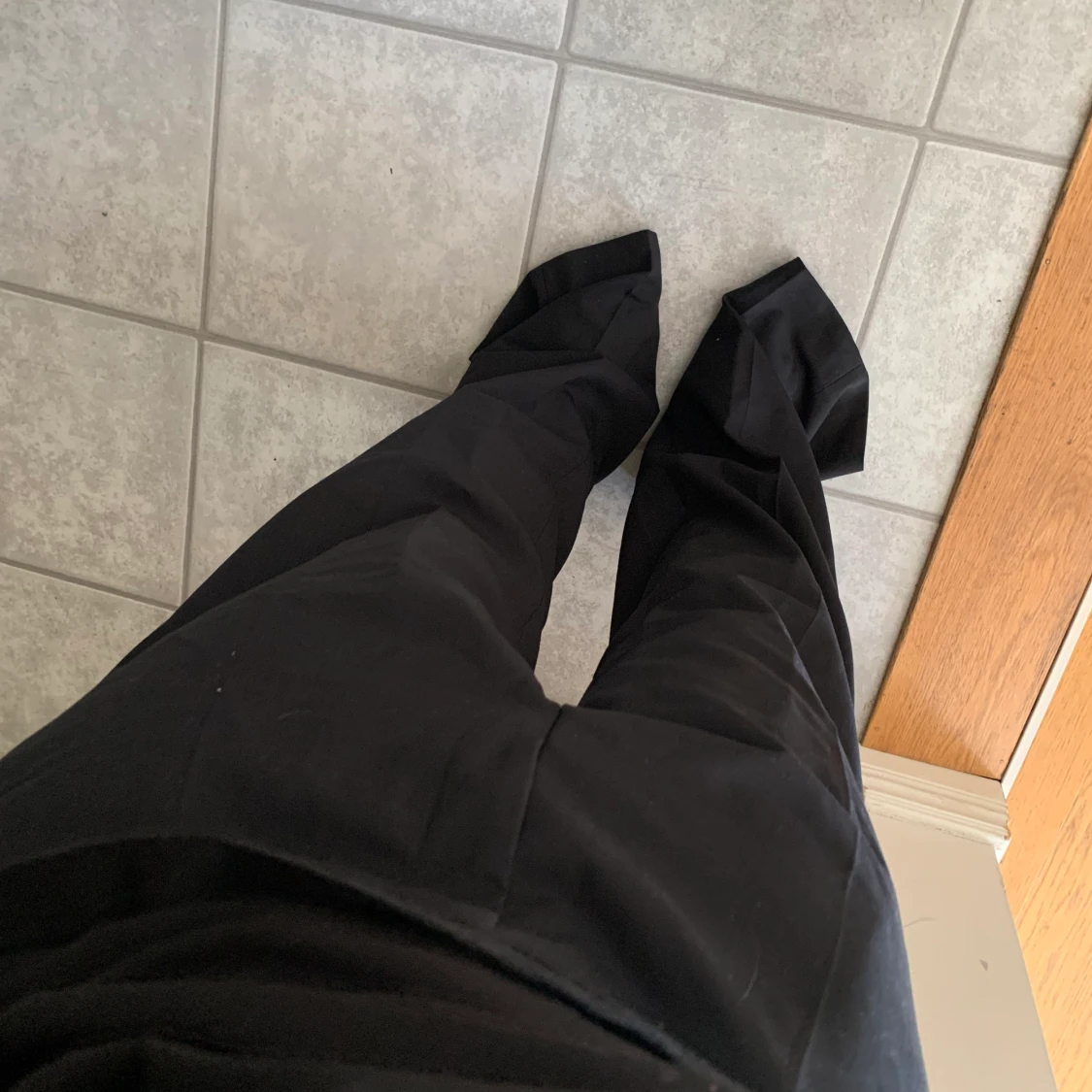 kostymbyxor svart - 91