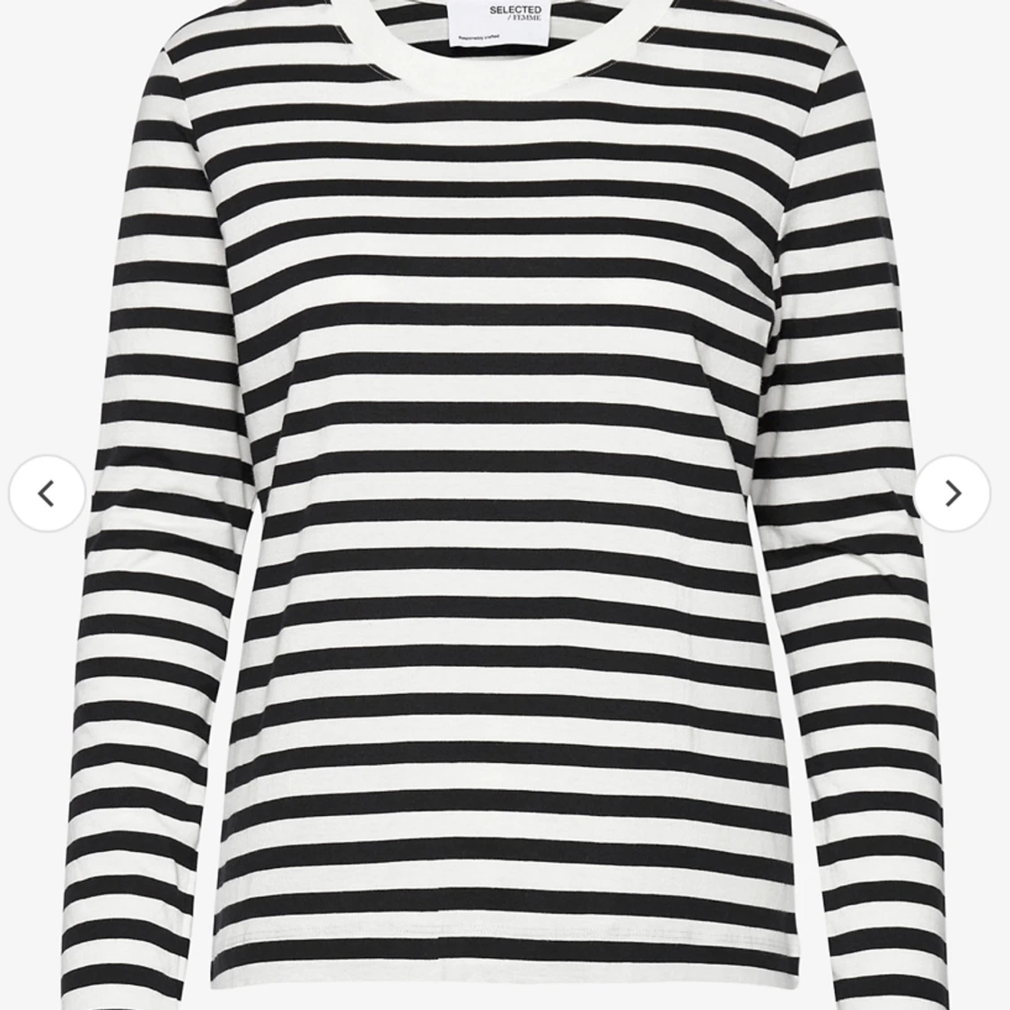 randig långärmad tröja 