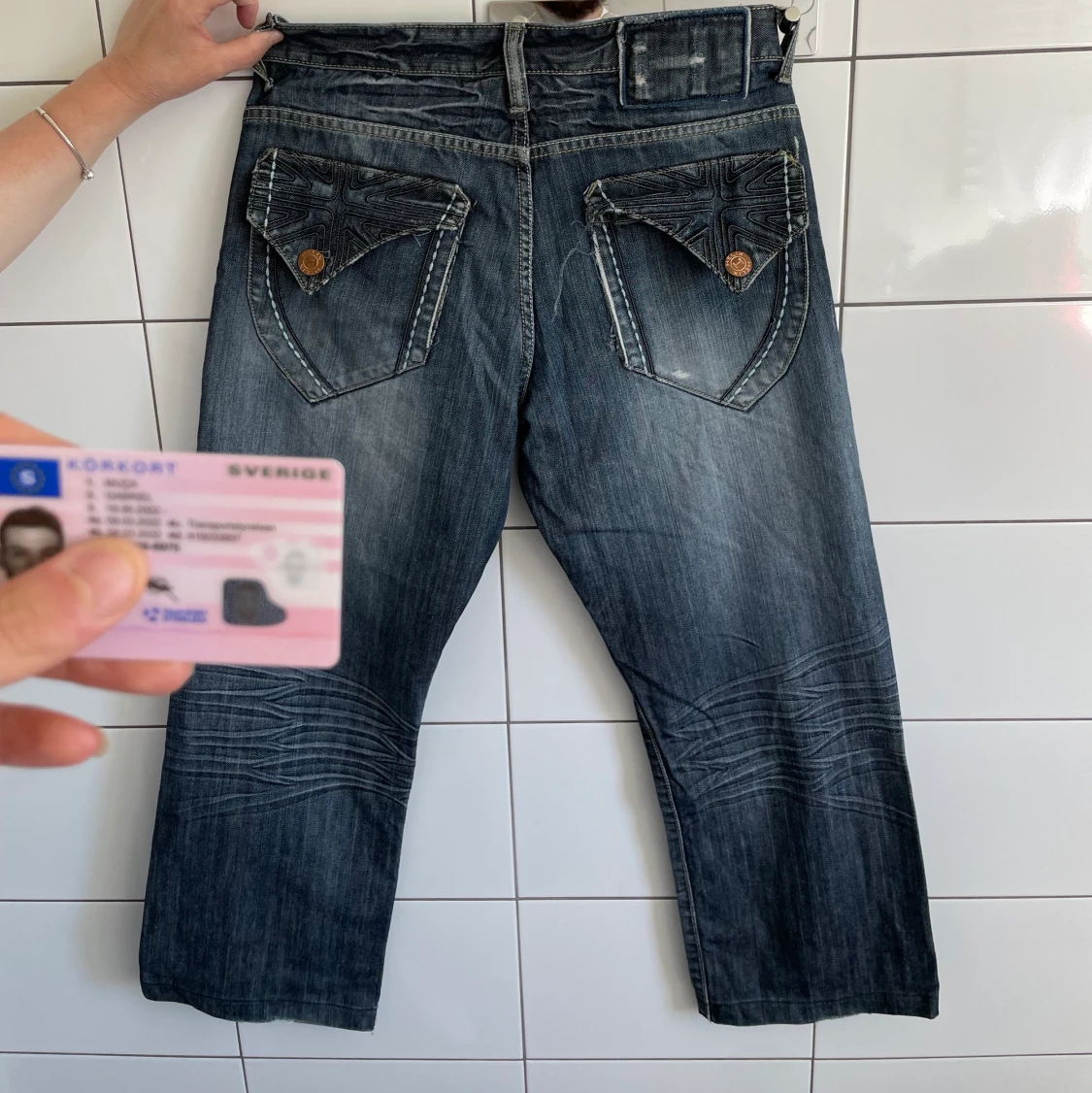 y2k helix byxor  - 91