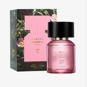 Zlatan dam parfym - klöver och vildros från sommarängen ger doften dess mjuka blommighet och feminina elegans.  Balanserade toner av mynta och äppelblom ger ett uppfriskande lyft.  Basnoten av cederträ och blonda skandinaviska träslag för värme och djup. 100ml oanvänd