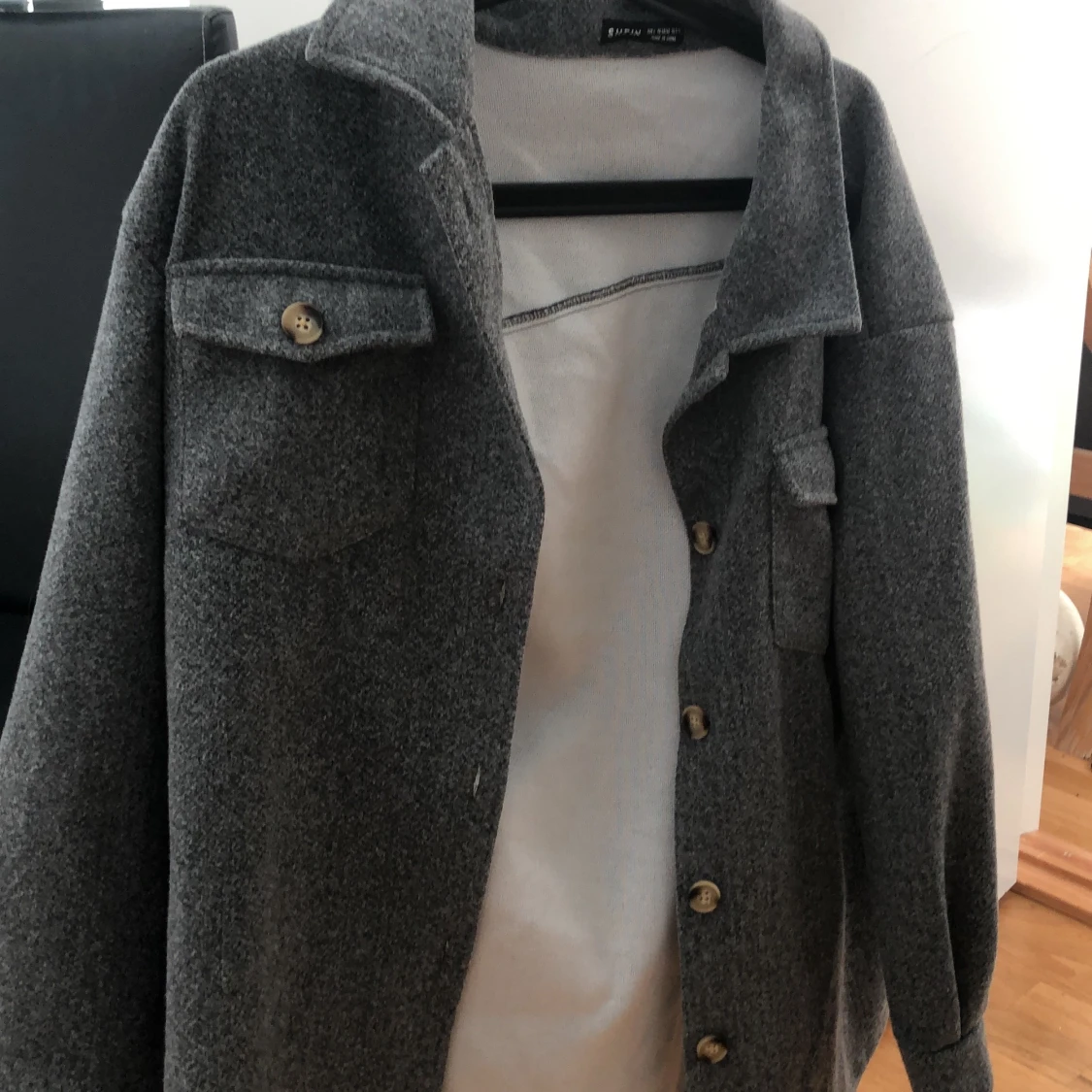 Grå Skjort jacka  - 90