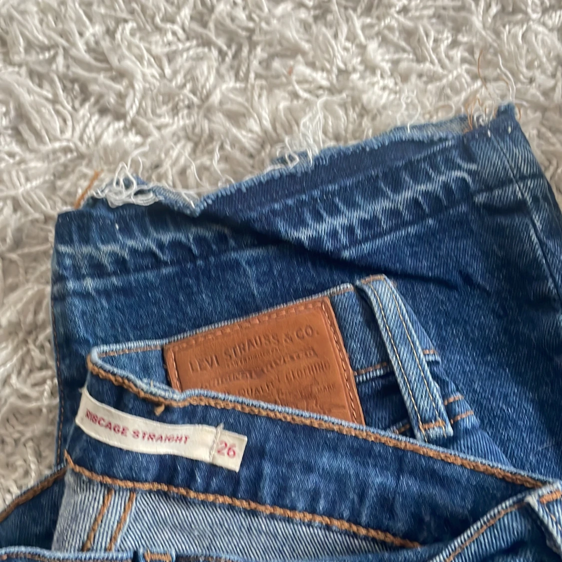 Levis Ribcage straight