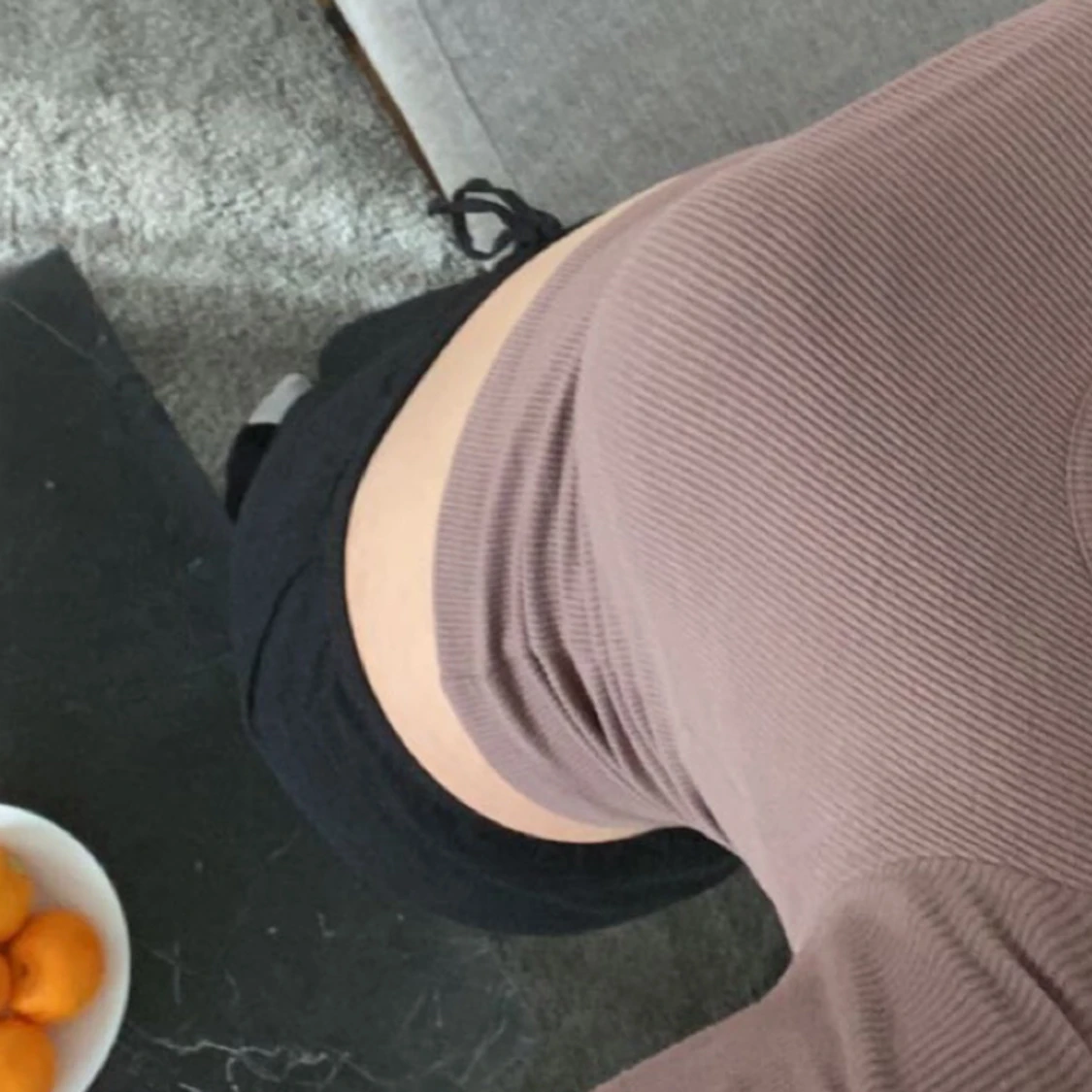 Svarta linnebyxor  - 91