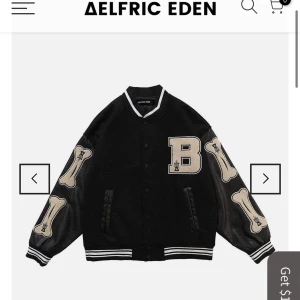 Eftertraktade Aelfric Eden jackan! - Snygg jacka från Aelfric Eden. Storlek L för en snygg oversize look, jag är 163 och sitter lite stort på mig. Nypris 1300kr