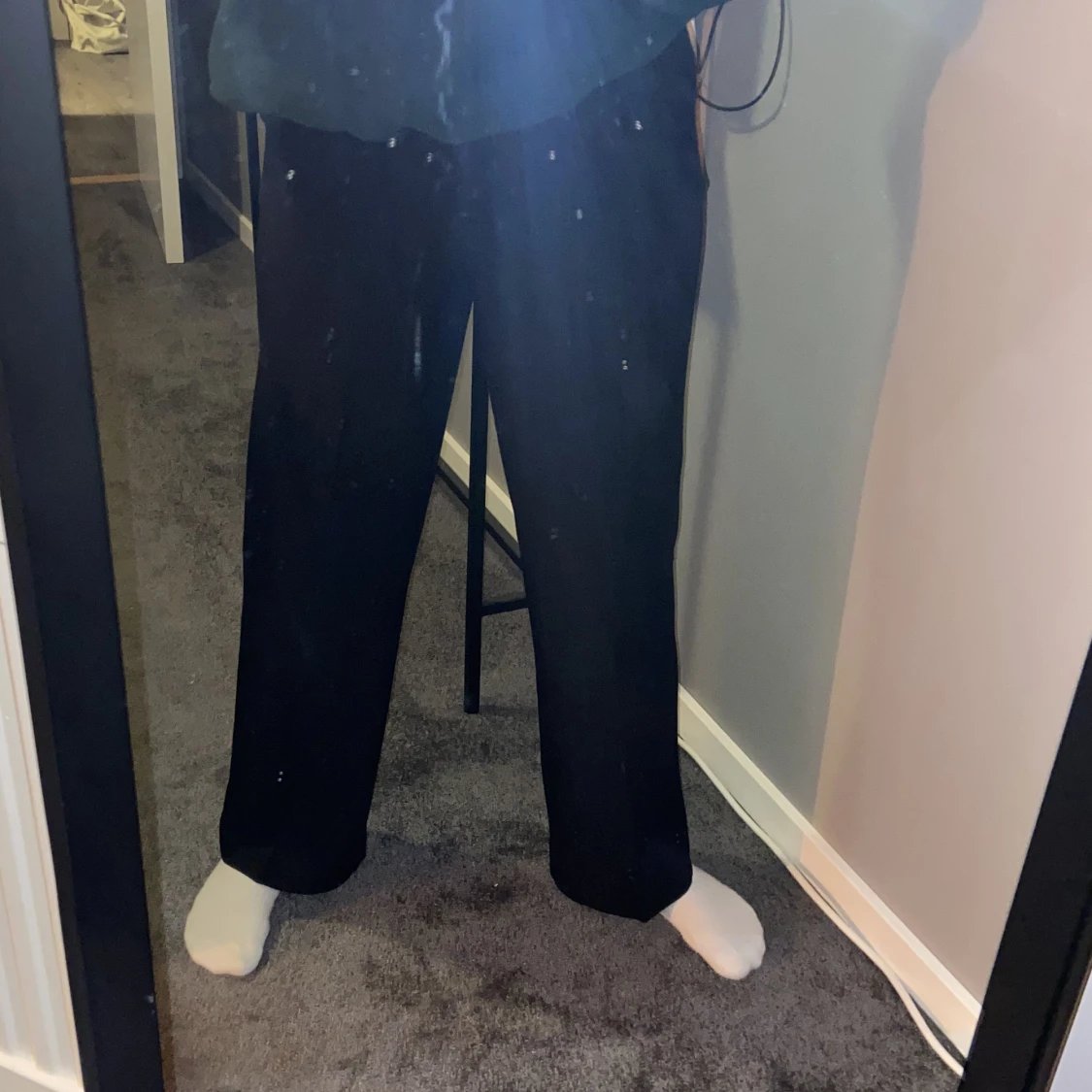 kostymbyxor svart - 91