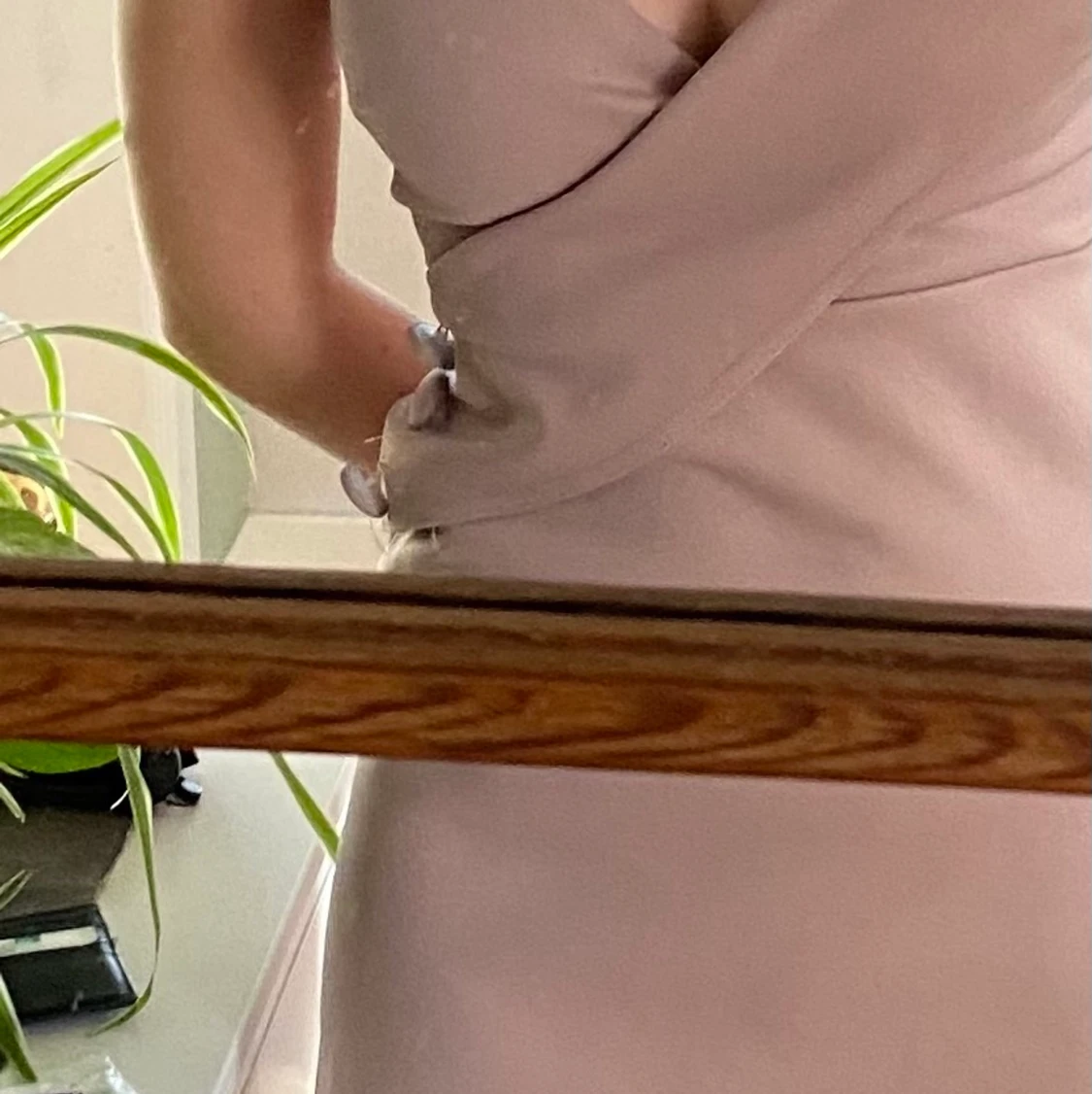 Rosa Asos klänning  - 90