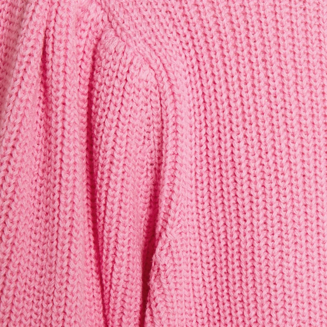 Rosa stickad tröja - 90