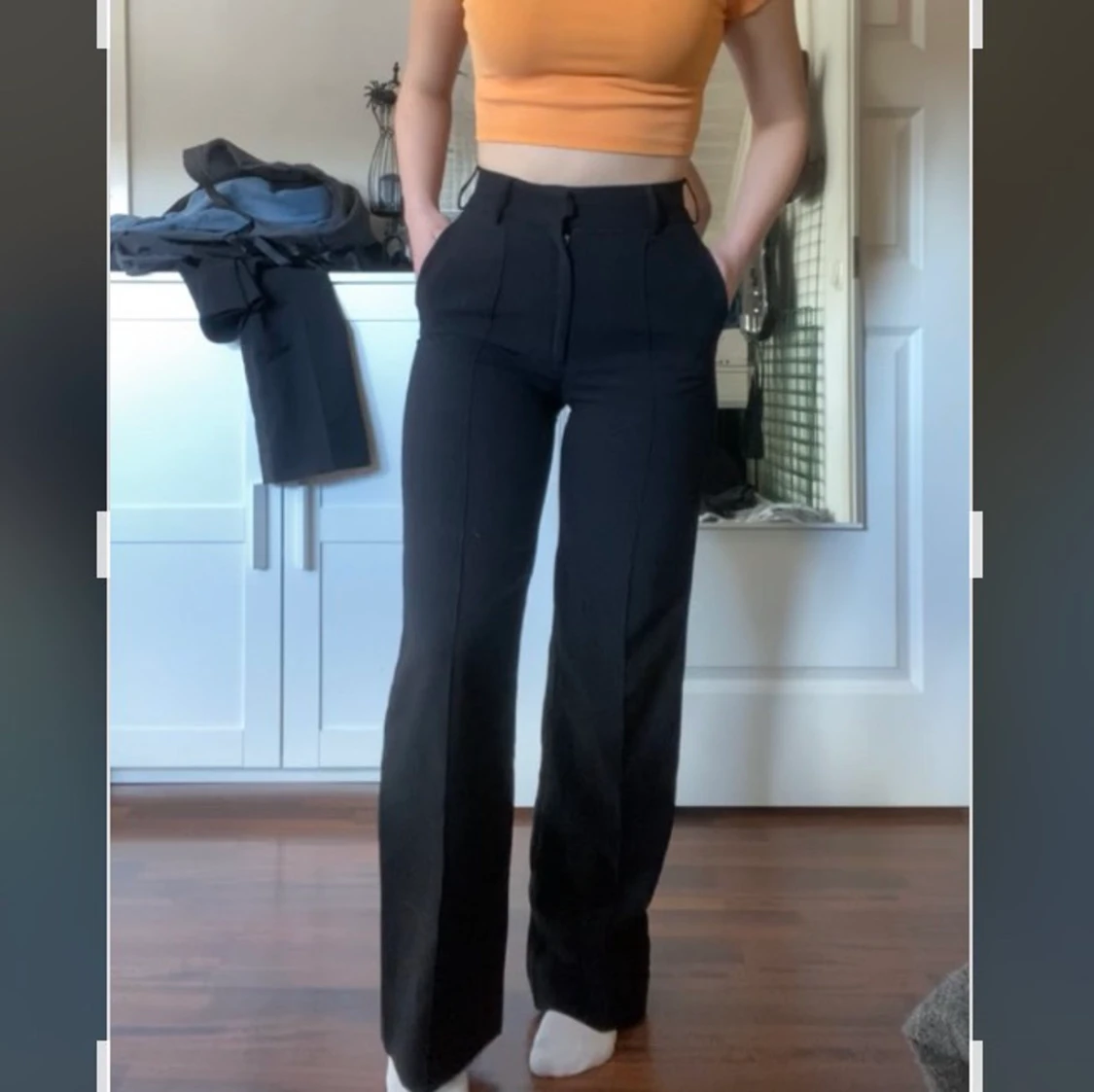 Svarta kostymbyxor - 91