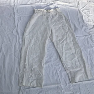 Zara kids CM 164 - Ett par luftiga vita byxor mycket stretch i midjan inget snöre