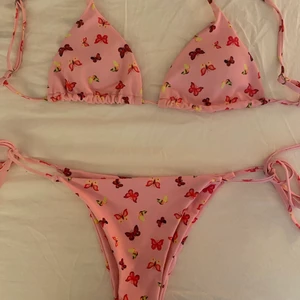 Rosa bikini - Bra skick, storlek S