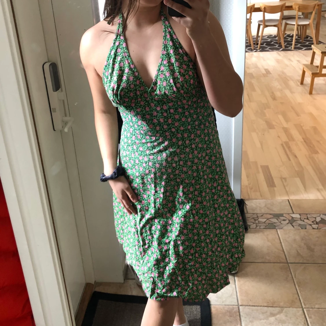 Halterneck klänning 