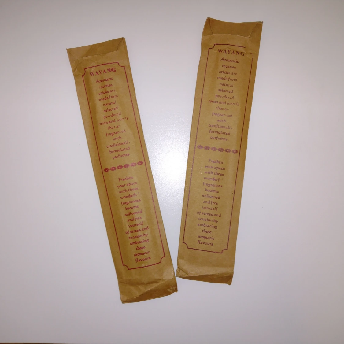 Wayang rökelser - två paket - 90