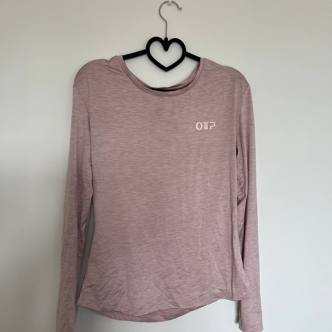 Rosa långärmad träningströja