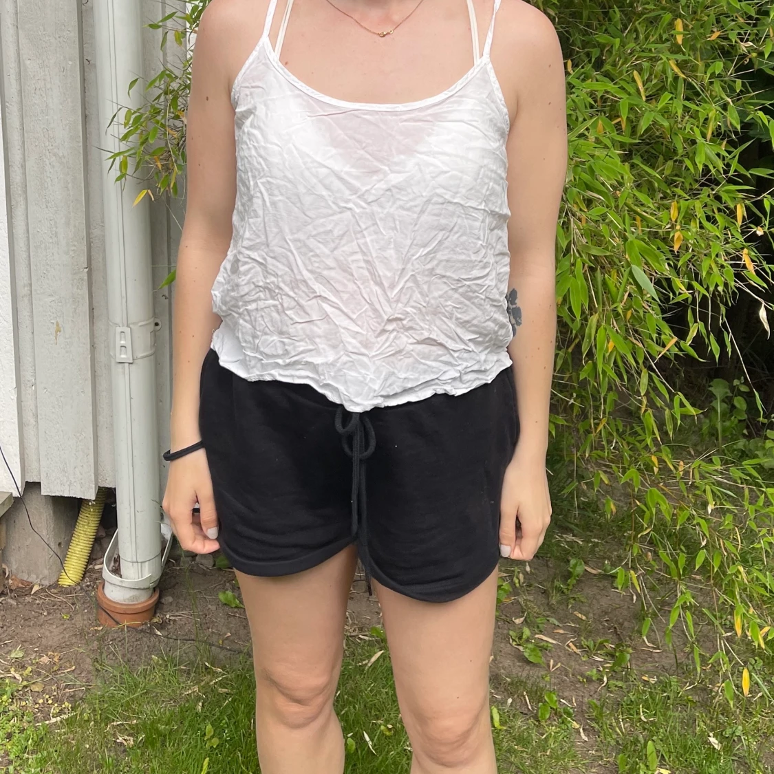 Söt vit topp i två färger