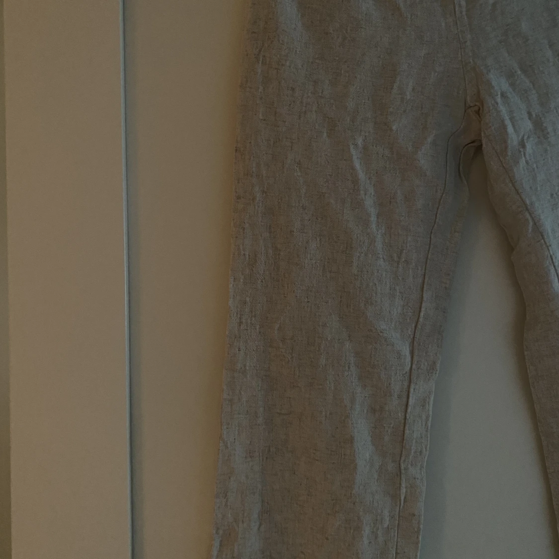 Lågmidjade linnebyxor - 90