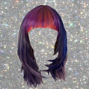 peruk  - peruk som jag tror ska föreställa twilight sparkels hår. har använt när jag var mindre men nu används den aldrig så säljer den! är lite uppklippt och har lugg. om ni vill ha mer bilder kom priv! säljer för 150 spänn! ☺️ ( frakt tillkommer på ca 130kr )