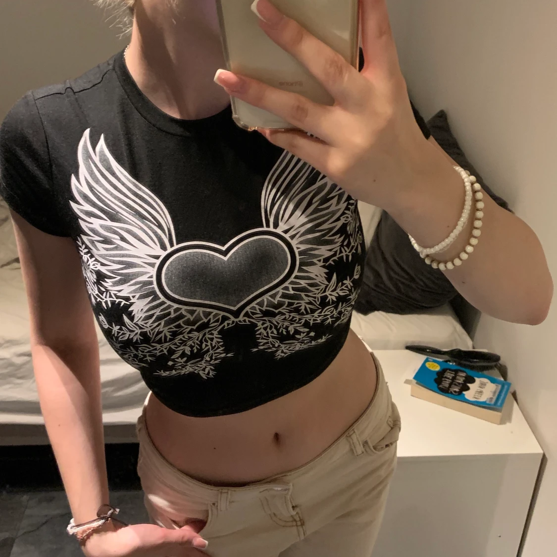 2000s svart topp - 91