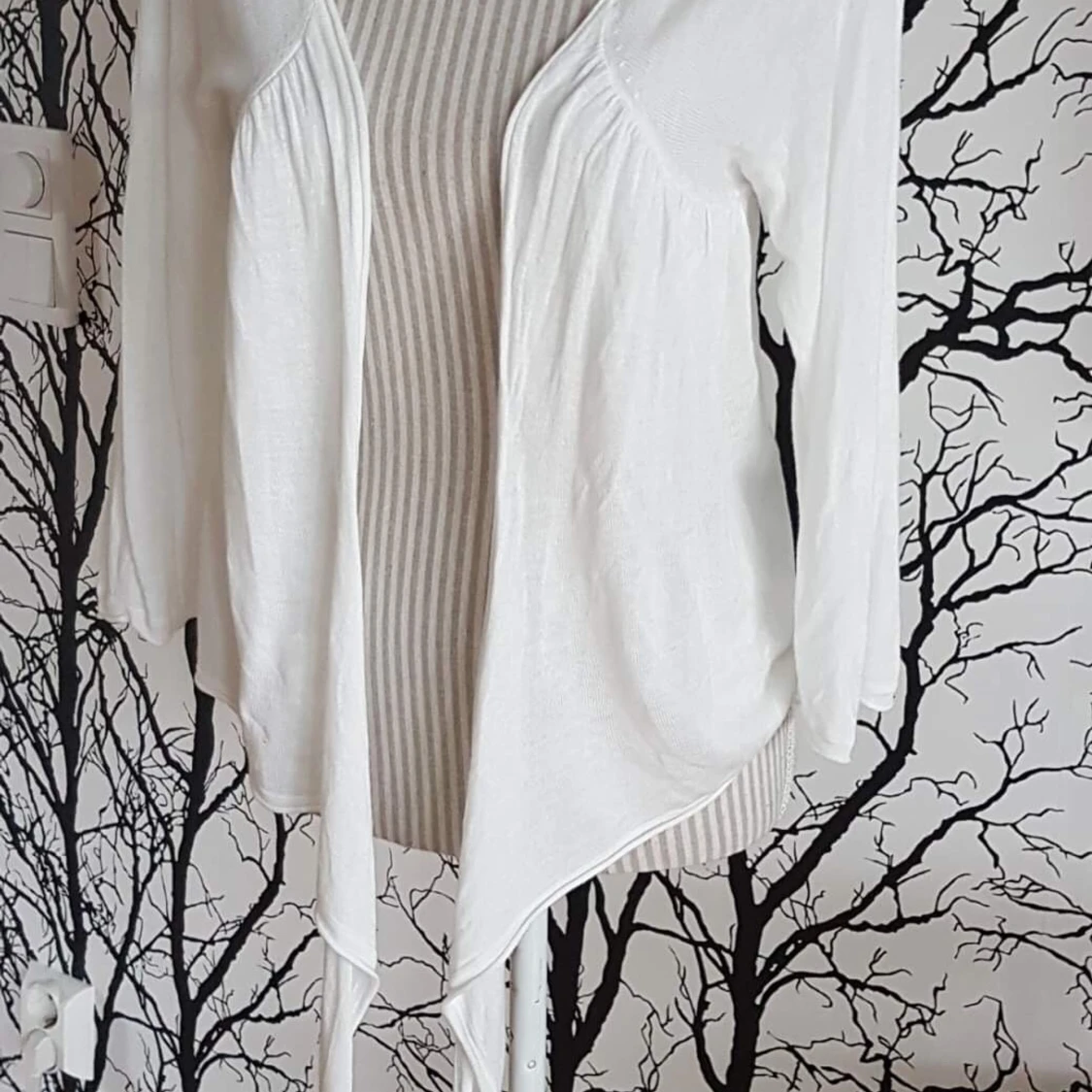 Rabalder snygg kofta topp i lin Nyskick Stl XS  - 90