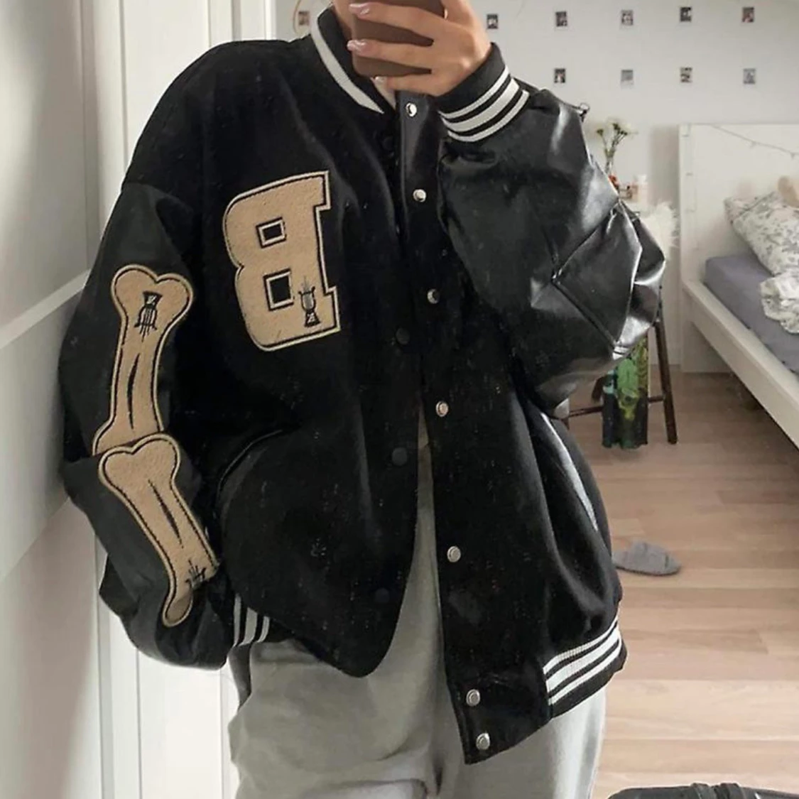 Bone Varsity jacket