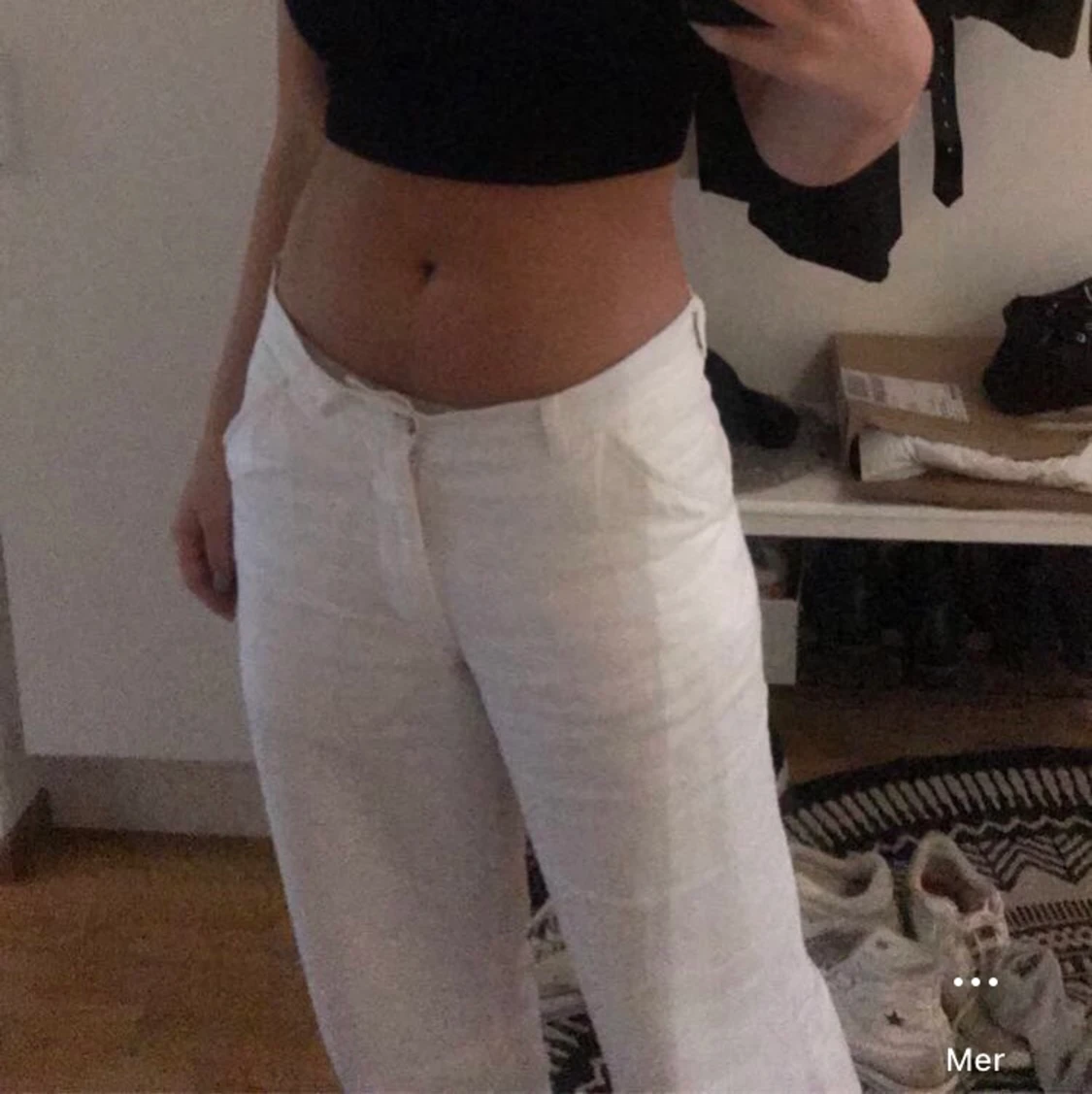 Linne byxor - 90