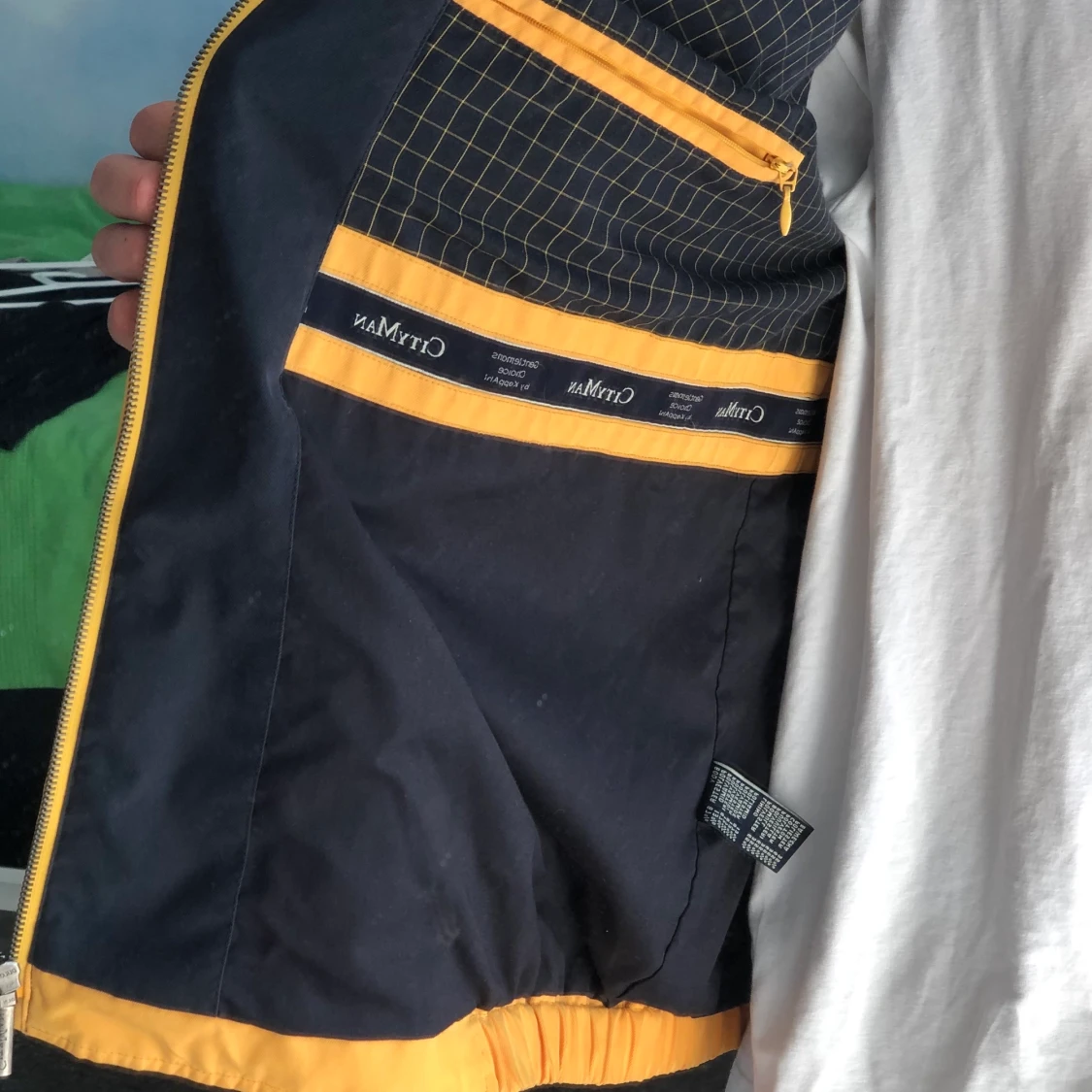 Yellow Windbreaker - 90