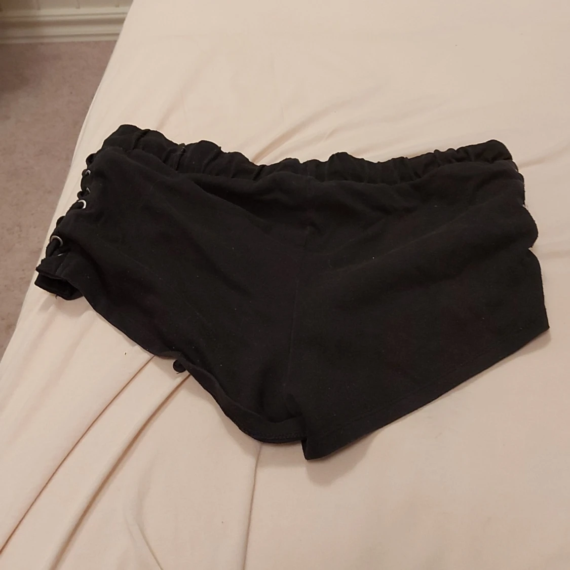 Svarta mjukis shorts - 91