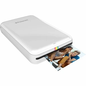 Polaroid Zip Mini Printer - printar foton i polaroid storlek direkt från din kamerarulle, allt som behövs är printern, mobilappen ”Polaroid Zip”, och printer papper 💕 Bara använt en gång, funkar som ny 🤍 Originalpris: 1250 kr. OBS: laddare ingår, men inte printer papper 🥰