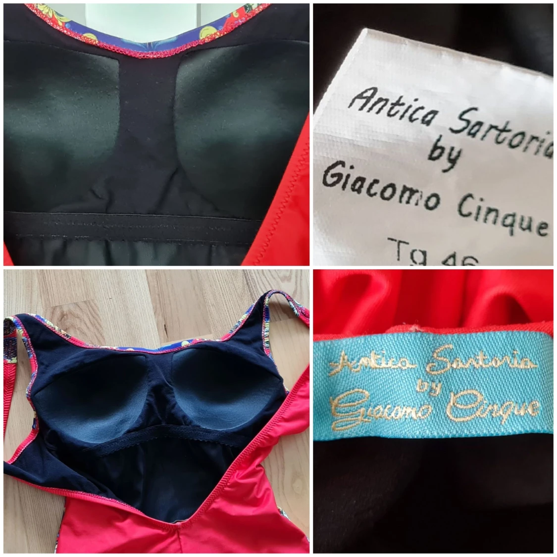 Antica Satoria/  Italy/ läckert baddräkt! stl.S byst B  - 91