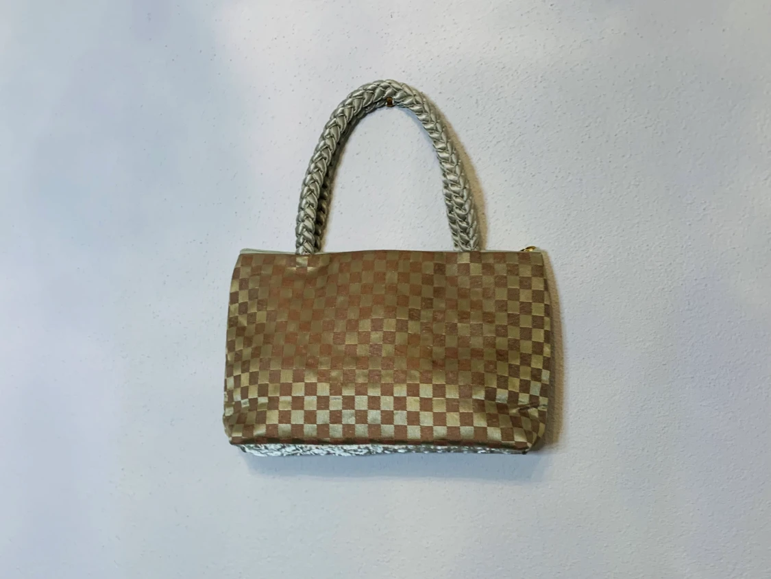 Söt olive/brun handväska - 90