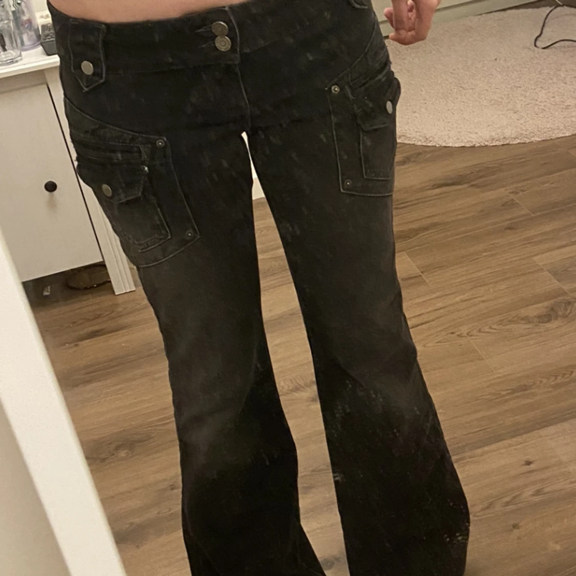 Lågmidjade jeans  - 90