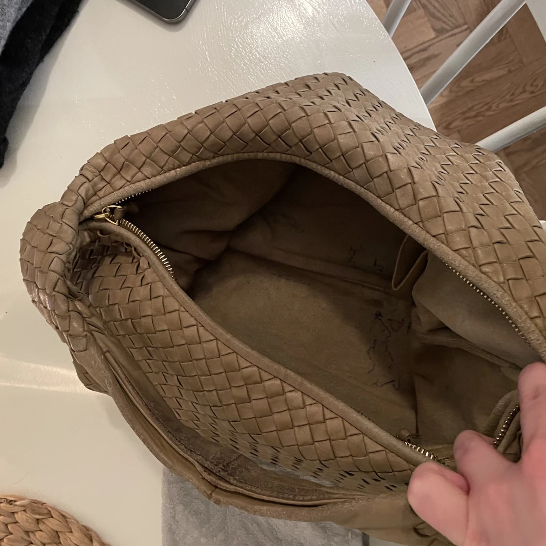 Bottega Veneta Hobo Bag - Beige  - 91