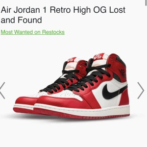 Jordan 1 Retro High OG Lost and found - Kvitto finns  Bin 4500 Bud4000kr 