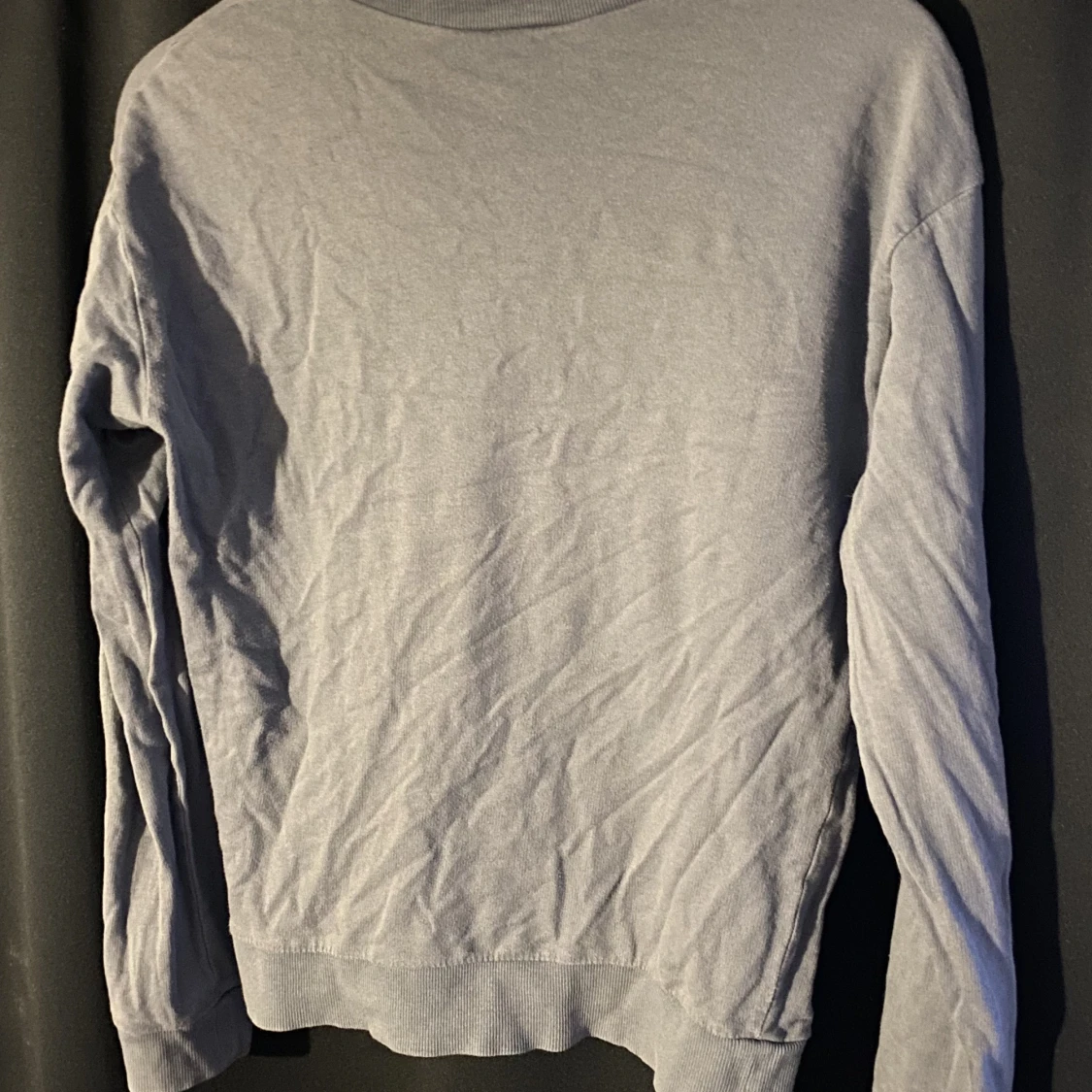 Blå långärmad - 90