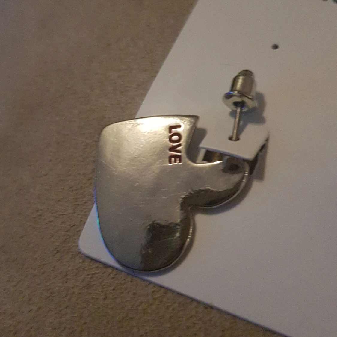 Hjärtformade örhängen  - 90