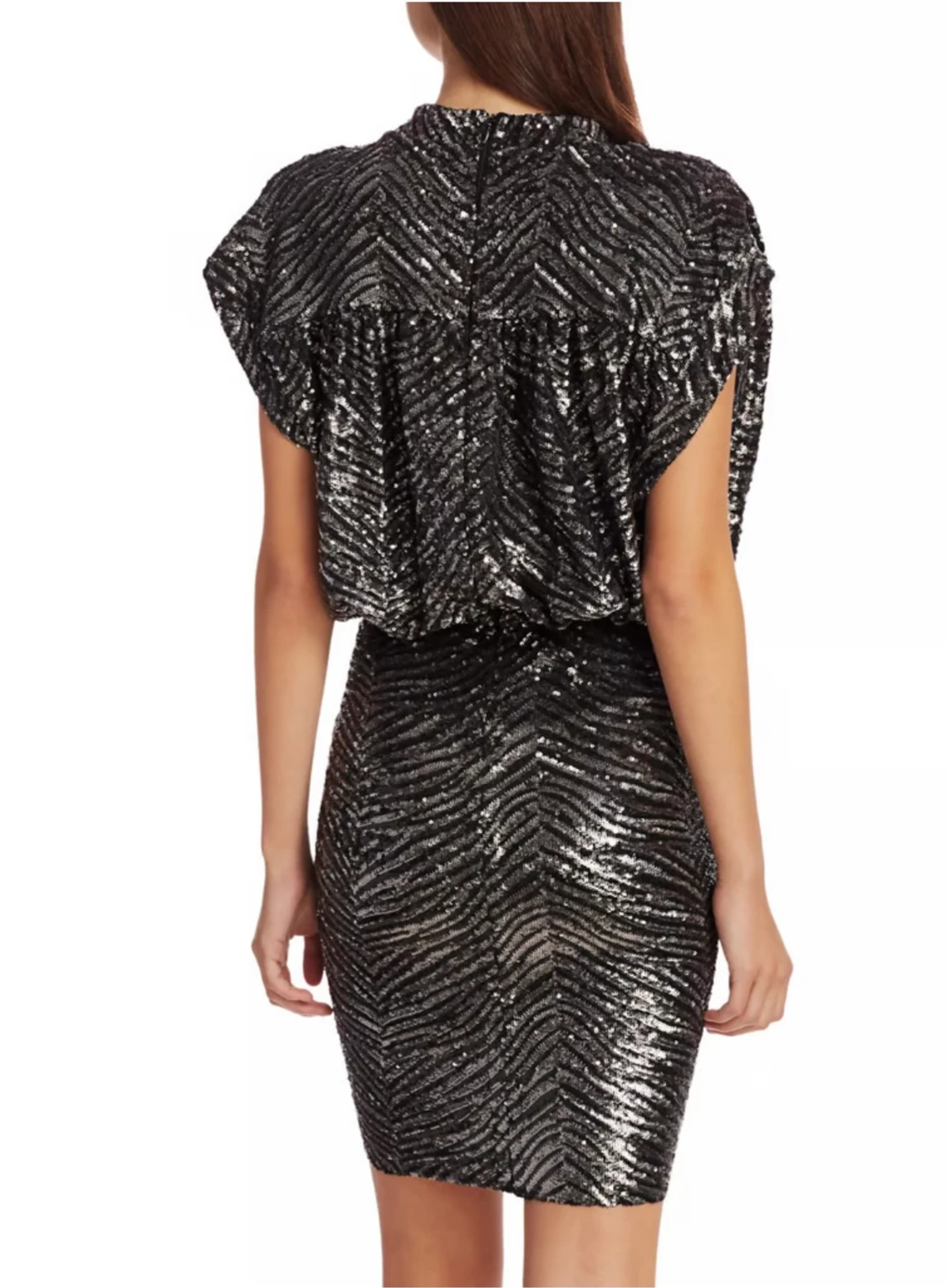IRO Sagria zebra sequin mini dress  - 90