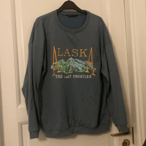 Snygg tröja med text på  - Fin tröja som inte kommer till användning. Är storlek S men är lite oversized 