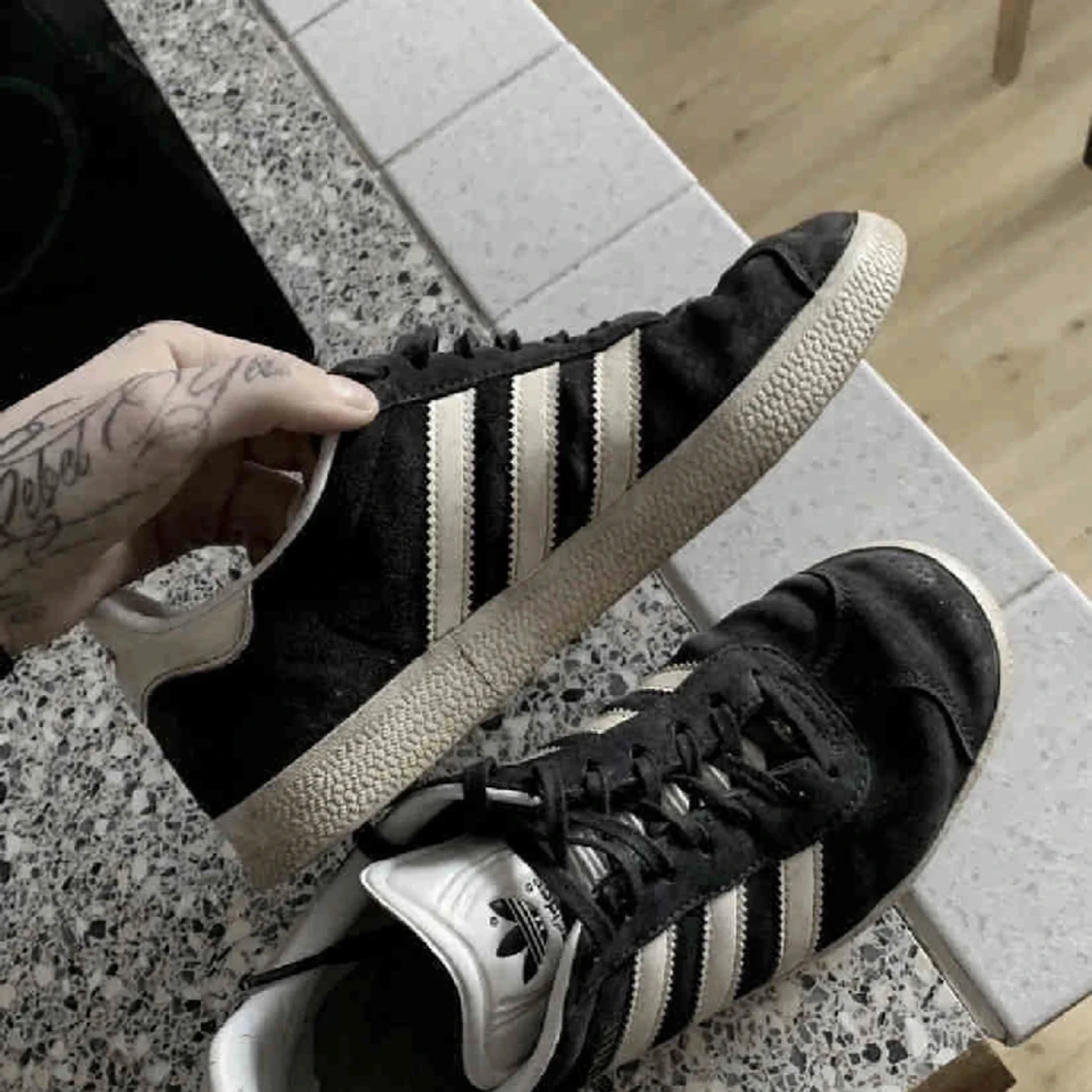 Adidas gazelle dam svart - 89