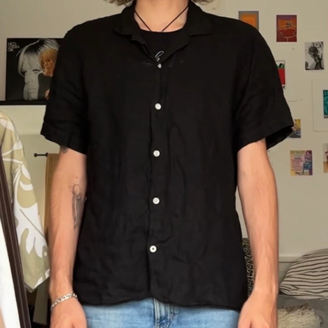 Black Short Sleeve Shirt