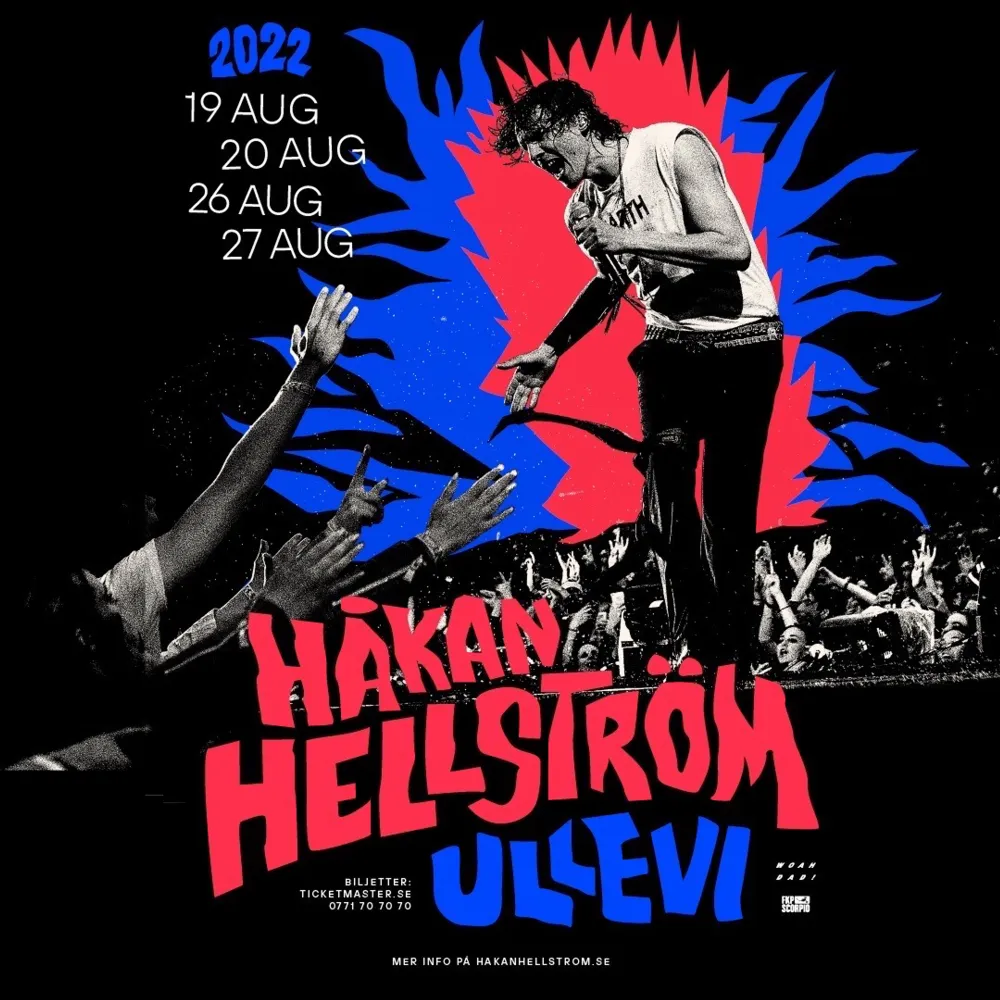 Säljer en ståplatsbiljett till Håkan Hellströms konsert på Ullevi lördag 20/8! Nypris 695 kr. Biljetten skickas via mail eller ticketmasters app! . Övrigt.