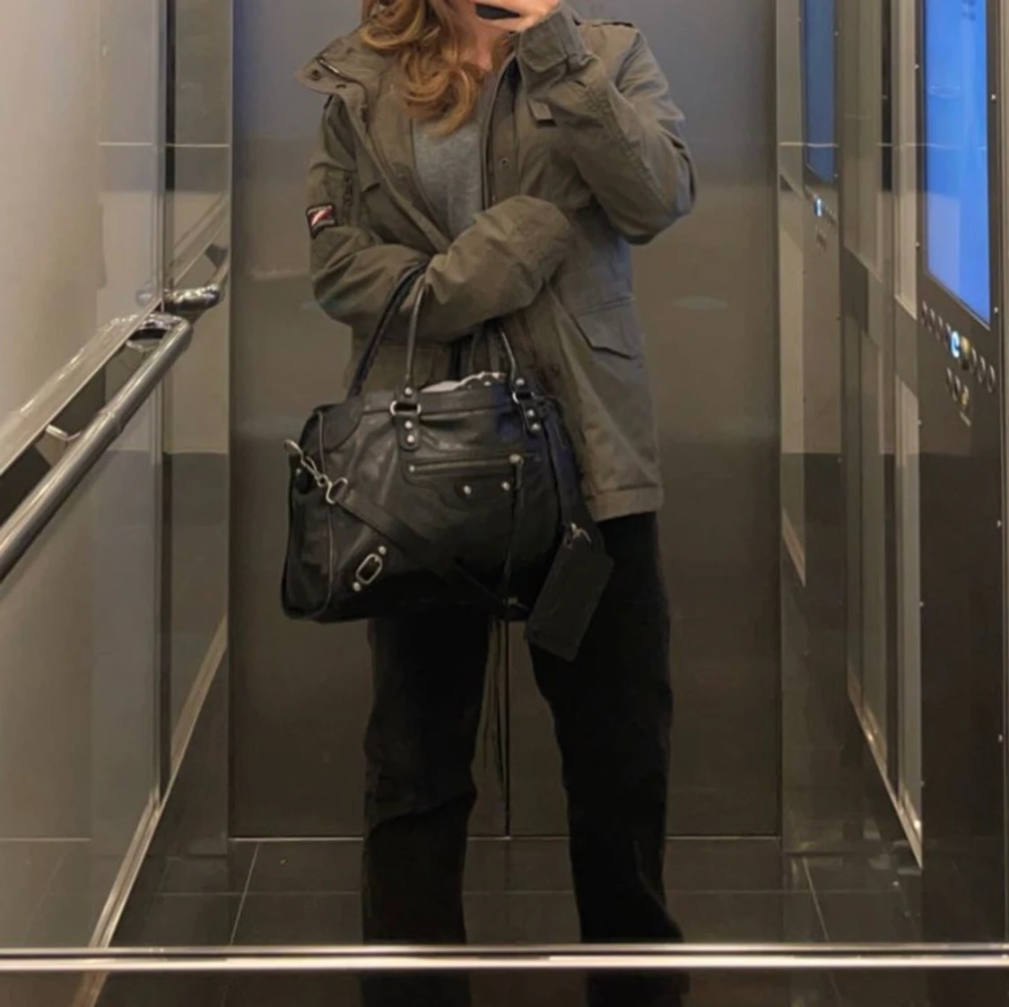 Grön militärjacka - 91