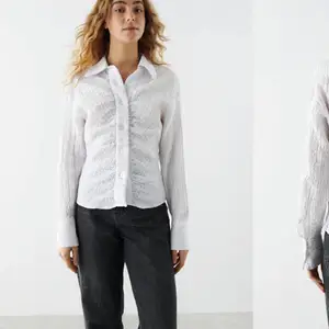  Säljer nu denna fina vita skjorta ifrån Gina Tricot🤍Nyinköpt men gillade tyvärr inte hur den satt på mig därav säljer jag den. Bara att höra av sig för mer bilder!