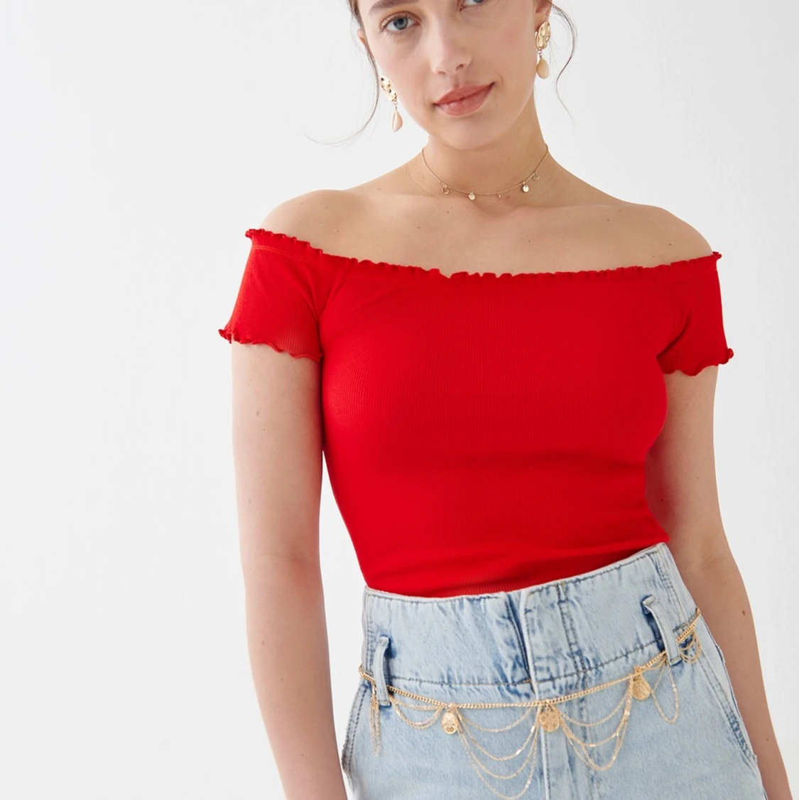 Cara off shoulder top, strlk S - 90