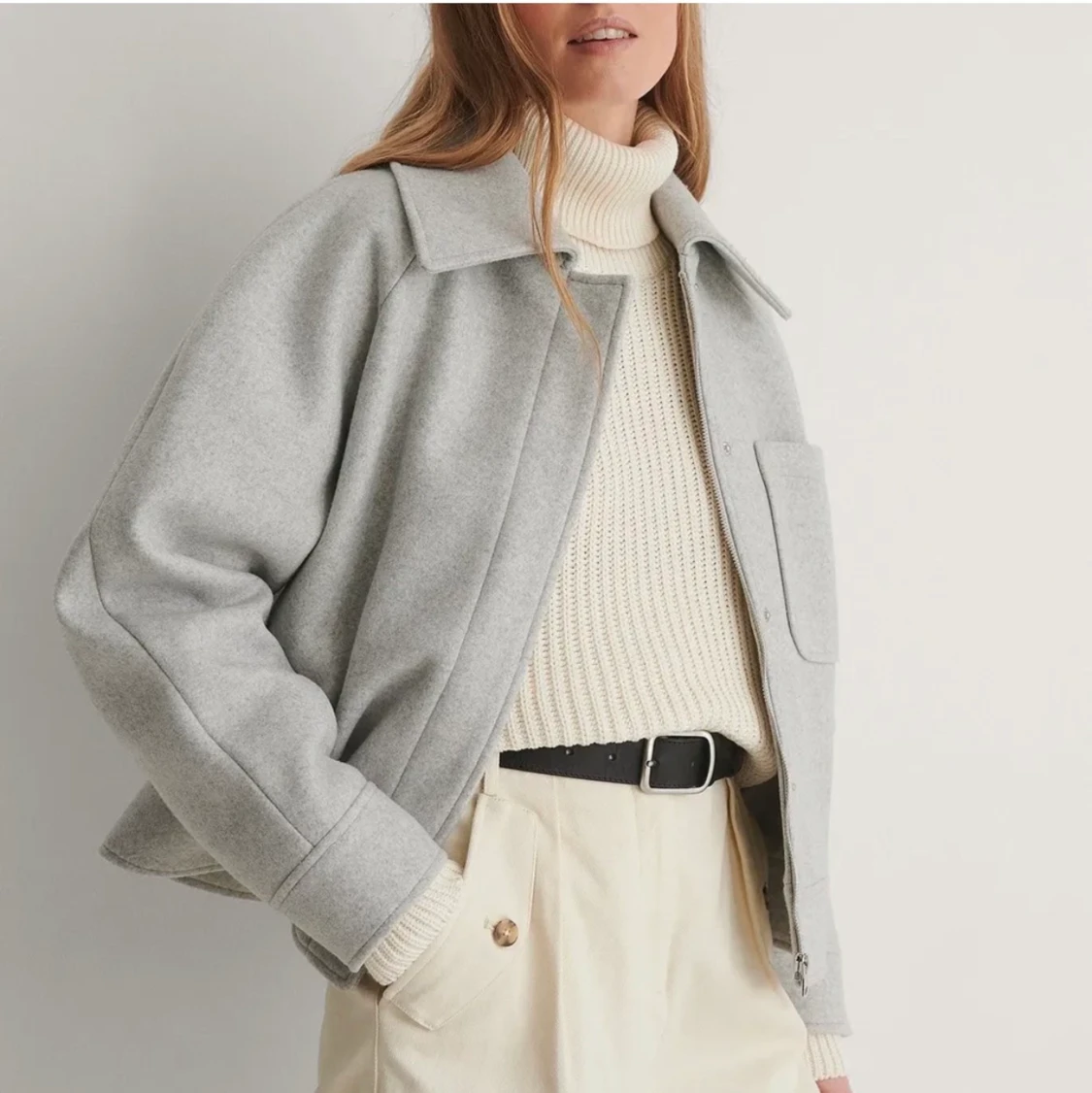 Grå kappa Nakd - 90