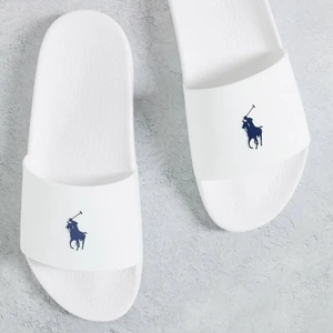 Ralph Lauren tofflor. Flera storlekar. - Helt nya och oanvända, skickas i original låda. Storlekar som finns är 43, 44, 45. Nypris på tofflorna är 475kr.