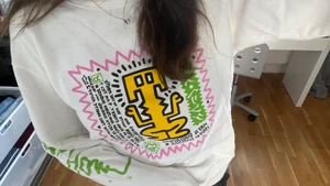 Sweatshirt - Nästan helt oanvänd sweatshirt från Uniclo med supercoolt tryck.