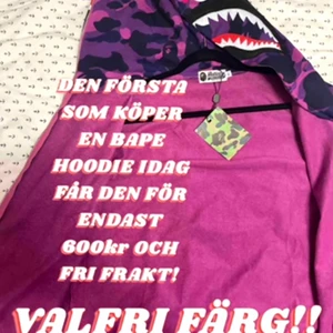 Bape hoodie  - 600kr möts endast i goteborg annars fraktar jag, finns i alla storlekar 
