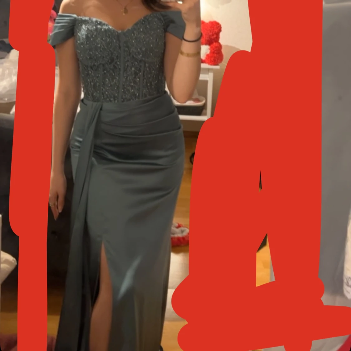 Balklänning grön - 90