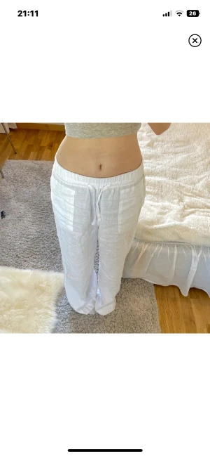 Linnebyxor  - Säljer linnebyxor i storlek S