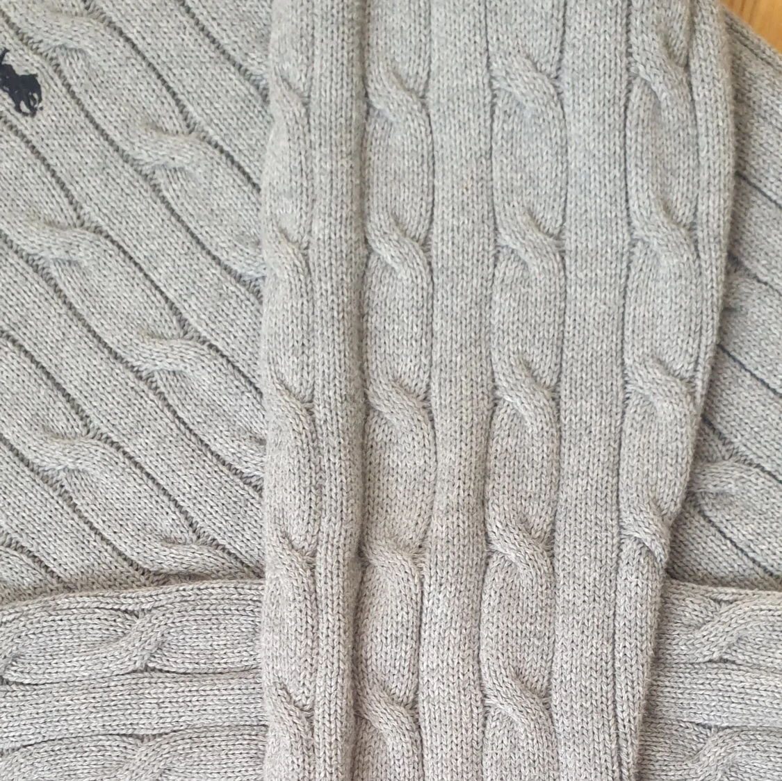 NY Ralph Lauren Stickad Tröja GRÅ - 90