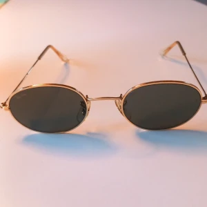 Solglasögon - Solglasögon Ray ban ovala guld. Inga skador Fodral och putsduk. Frakt tillkommer alternativ avhämtning klagshamn utanför malmö.  Betalning via swich.